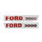 Jeu d´autocollants FORD 3000