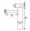 Echappement (silencieux) latéral MF 140 (OEM : 969353M91)