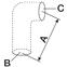 Durite intermédiaire MF 133, 135, 140, 145, 148, 152