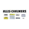 Jeu d´autocollants ALLIS-CHALMERS WD