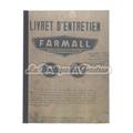 Livret d´entretien FARMALL A et AV