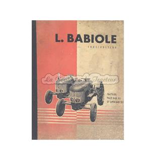 Livret d´entretien BABIOLE BABI203