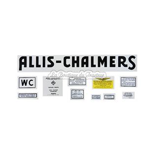 Jeu d´autocollants ALLIS-CHALMERS WC