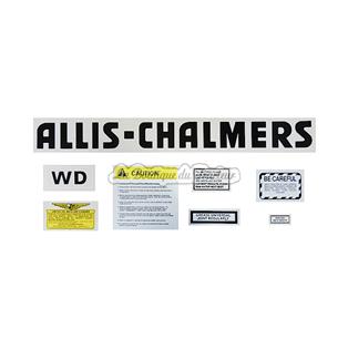 Jeu d´autocollants ALLIS-CHALMERS WD