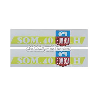 Jeu d´autocollants SOMECA SOM40H (2 pièces)