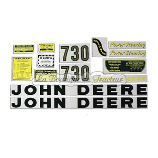 Jeu d´autocollants JOHN-DEERE 730 Diesel