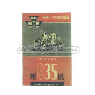 Manuel d´instructions Massey Ferguson 35, 835 DS