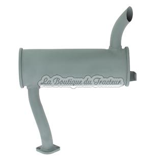 Echappement (silencieux) latéral MF 35, 835, John Deere 303, 505. OEM:65094