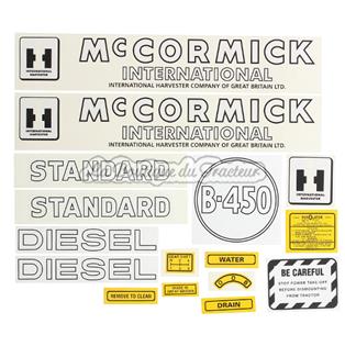 Jeu d´autocollants McCormick International B450