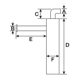 Echappement (silencieux) latéral MF 140 (OEM : 969353M91)