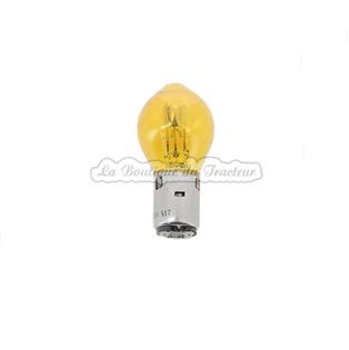 Lampe 2 ergots 12V 45/40W BA20D JAUNE