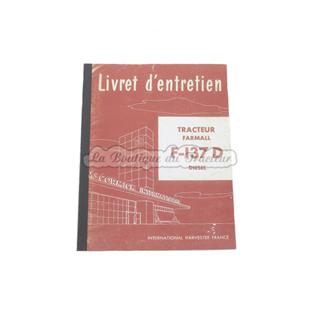 Livret d´entretien F137D